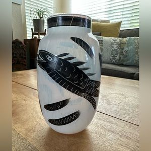 Kosta Boda vase - signed by artist